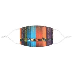 HP Book Spines Fabric Face Mask -Home Fashion Store 8a323186db1a445d3ca37acc181549de