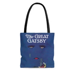 The Great Gatsby Book Cover Tote Bag