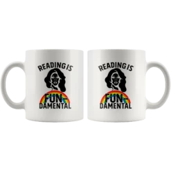 Rupaul"Reading Is Fundamental"11oz White Mug -Home Fashion Store 8fiyrib1hf8cn26fax16ta96