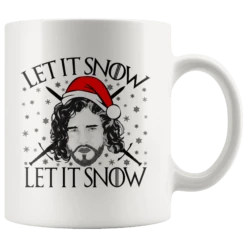 "Let It Snow"11oz White Christmas Mug