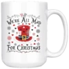 "We're All Mad For Christmas"15oz White Christmas Mug -Home Fashion Store 8s7ik32ndym3qee3h3b78g2f