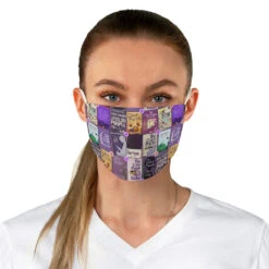 The Color Purple Book Covers Fabric Face Mask