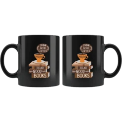 "Drink Good Coffee"11oz Black Mug -Home Fashion Store 98278ldxg42yu6kmzwyl2541