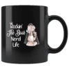 "The Book Nerd Life"11oz Black Mug -Home Fashion Store 98b99dfuus6ctwni7uesjwhv
