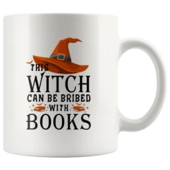 "Bribed With Books"11oz White Mug