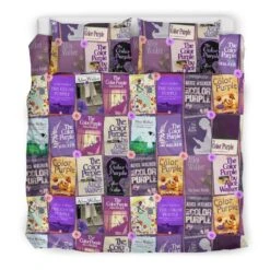 The Color Purple Book Covers Bedding -Home Fashion Store ArtK1876977