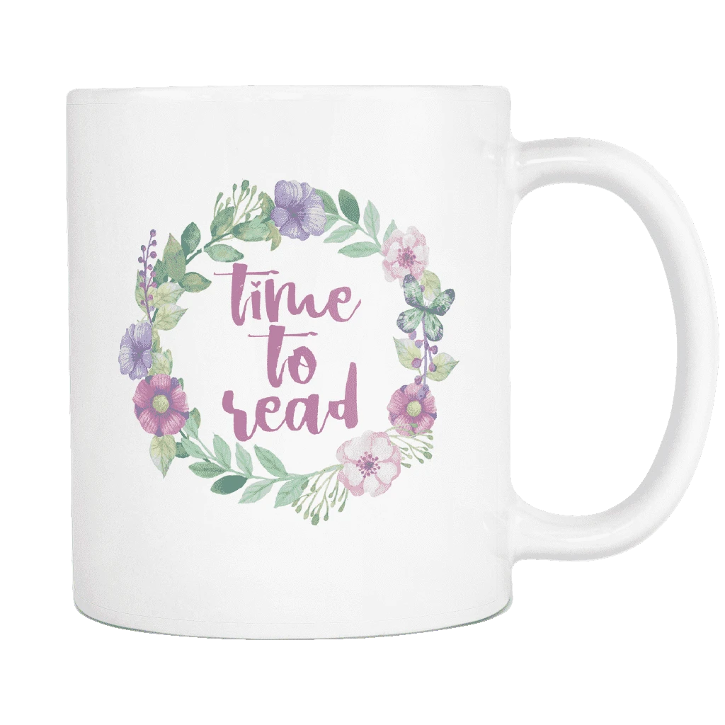 "Time To Read"white 11oz Mug 3 "Time To Read"white 11oz Mug