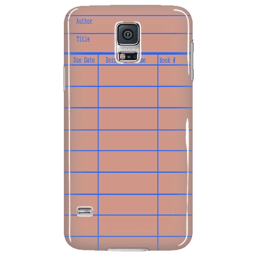 Library Card Phone Case Red 3 Library Card Phone Case Red - Image 2