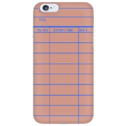 Library Card Phone Case Red 10 Library Card Phone Case Red -Home Fashion Store HVT5x9zf6BgCsYW6C3CHAVh52dA45Z 3948 front