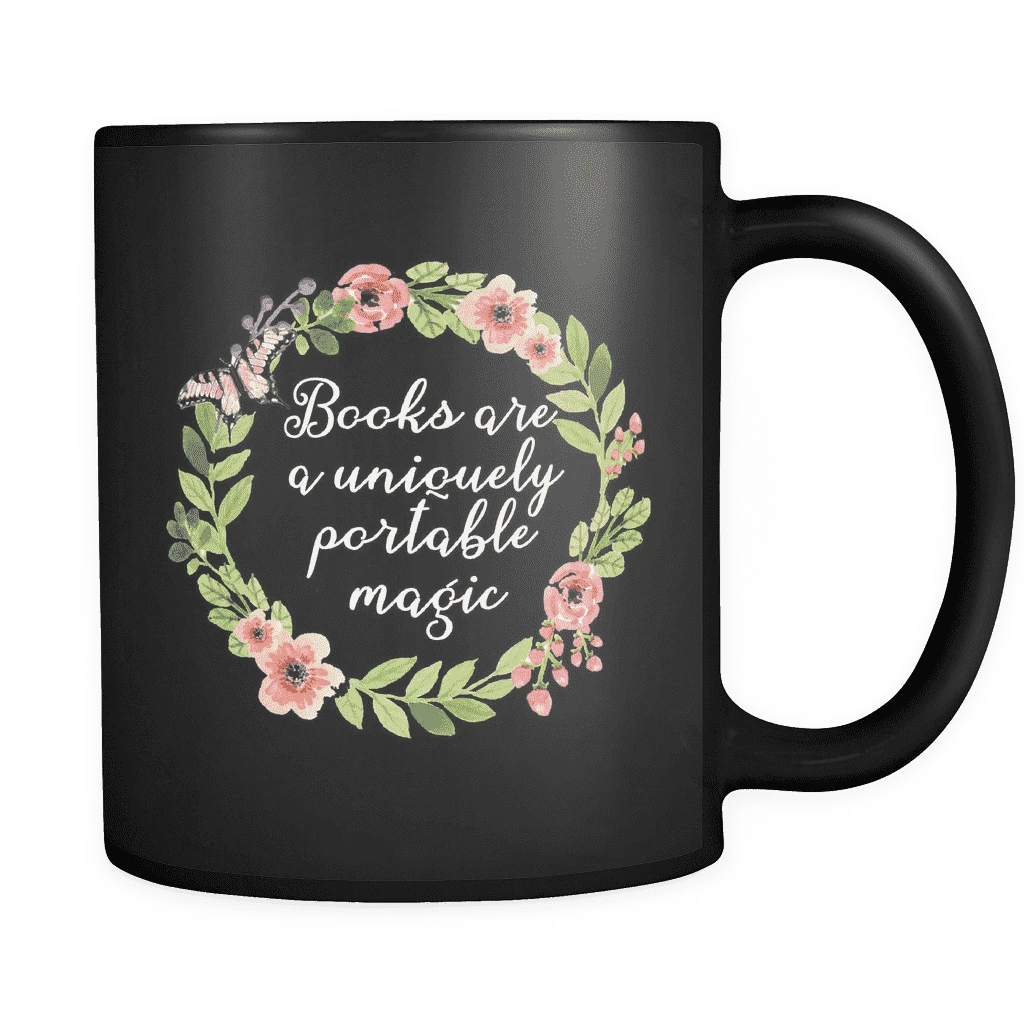 "Portable Magic"11oz Black Mug 4 "Portable Magic"11oz Black Mug - Image 2