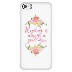 Reading Floral Phone Case White -Home Fashion Store MVPWFxCy3w5LBhGzBpKnaSrGtzt8nd 3337 front