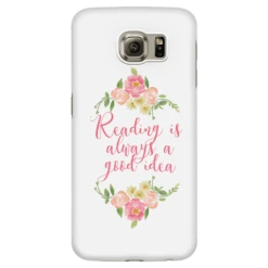 Reading Floral Phone Case White -Home Fashion Store MVPWFxCy3w5LBhGzBpKnaSrGtzt8nd 6794 front