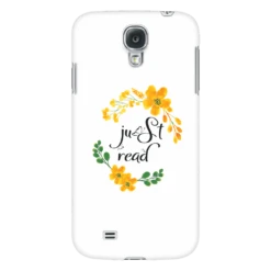 Just Read Floral Phone Case White