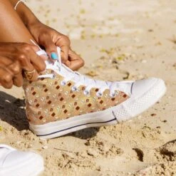 Women's High Top Bookish Pattern White 8 Women's High Top Bookish Pattern White -Home Fashion Store UPDATED women realistic shoe mockus