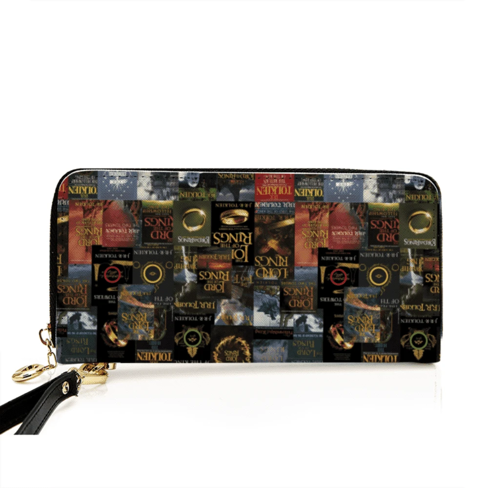 "Lord Of The Rings"Men And Women's PU Leather Wallet Around Long Clutch Purse 3 "Lord Of The Rings"Men And Women's PU Leather Wallet Around Long Clutch Purse