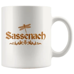 "Sassenach"11oz White Mug