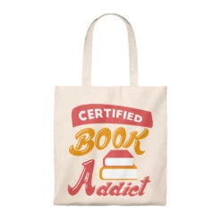 Certified Book Addict Canvas Tote Bag - Vintage Style 7 Certified Book Addict Canvas Tote Bag - Vintage Style -Home Fashion Store b126786f24fe0799385c494151e06833