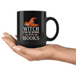"Bribed With Books"11oz Black Mug 9 "Bribed With Books"11oz Black Mug -Home Fashion Store b5fmtz36nk81cloob30ubmcz