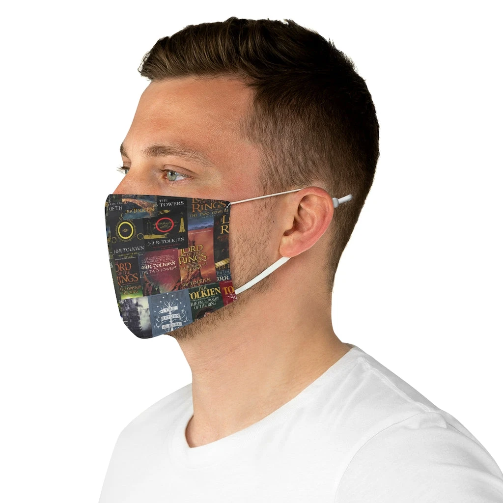 The Lord Of The Rings Book Covers Fabric Face Mask 7 The Lord Of The Rings Book Covers Fabric Face Mask - Image 5