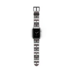 Bookish Pattern Design Watch Band For Apple Watch -Home Fashion Store be314df63e88a7584e9ecc1fd6e78588