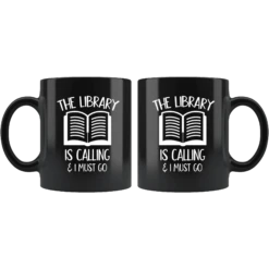 "The Library"11oz Black Mug 7 "The Library"11oz Black Mug -Home Fashion Store c21jw2fof3a3cx7x29gm2rya