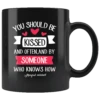 "You Should Be Kissed"11oz Black Mug -Home Fashion Store c3i1jahm8n2hxvlrutszaxem