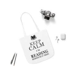 Keep Calm I'm Reading Canvas Tote Bag - Vintage Style -Home Fashion Store c6887a5ff1466910155e2628d1e49fe0