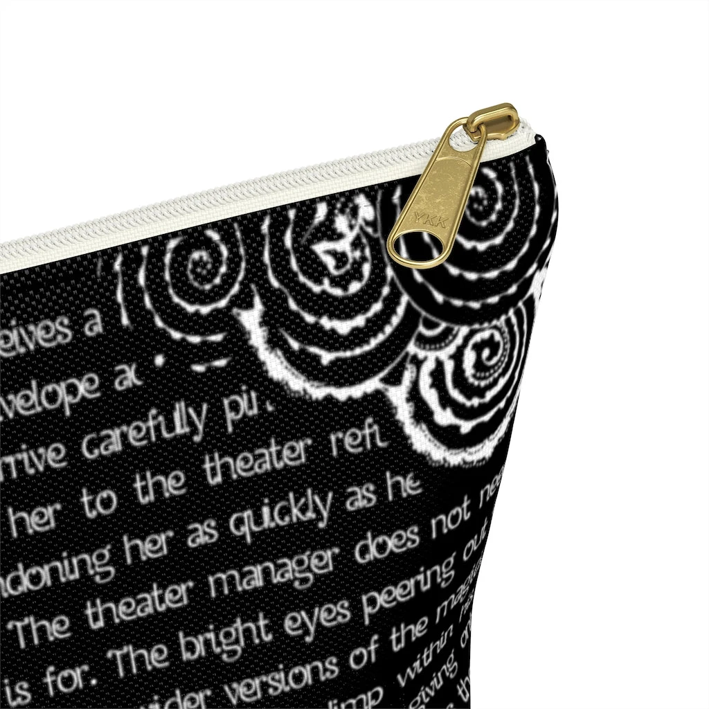 The Night Circus Book Page Accessory Pouch For Book Lovers 8 The Night Circus Book Page Accessory Pouch For Book Lovers - Image 6