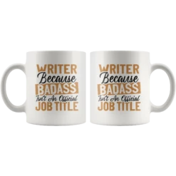 "badass Isn't An Official Job Title"11oz White Mug -Home Fashion Store cdm7j524cpmsd147f6mj4zi9