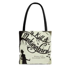 To Kill A Mockingbird Book Cover Tote Bag
