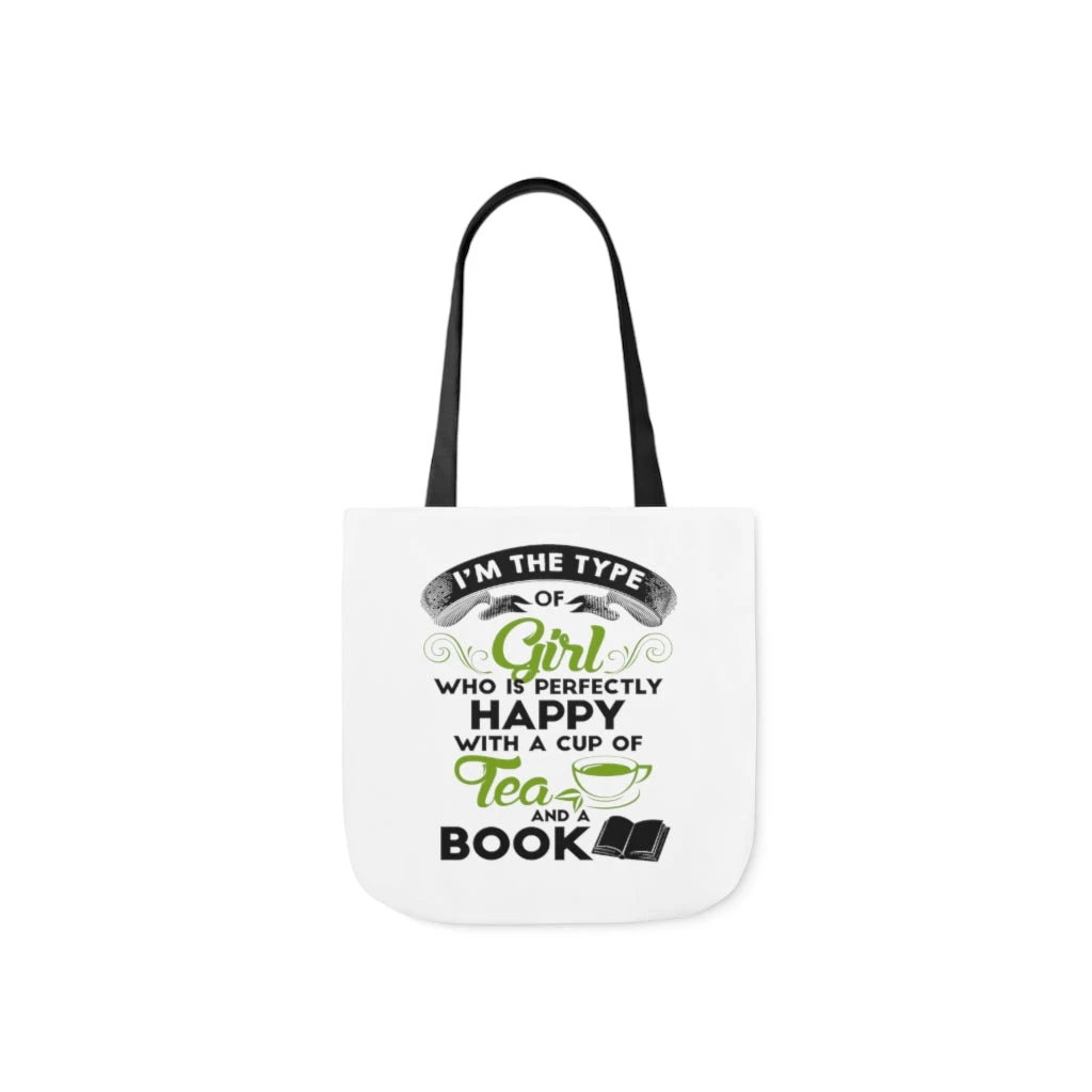 A Cup Of Tea And A Book Canvas Tote Bag - Vintage Style 12 A Cup Of Tea And A Book Canvas Tote Bag - Vintage Style - Image 10