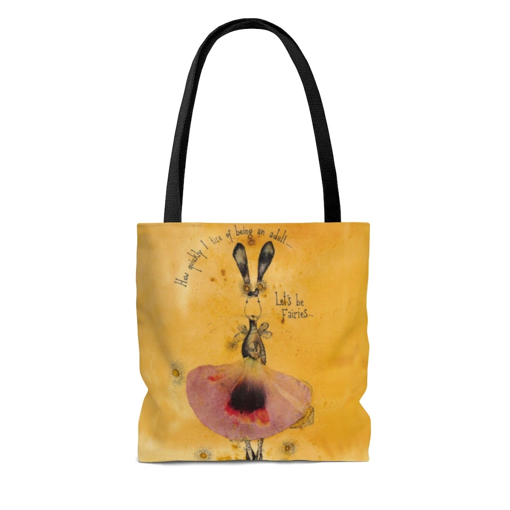 Let's Be Fairies Tote Bag 4 Let's Be Fairies Tote Bag - Image 2
