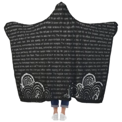 Night Circus Book Page Hooded Blankets -Home Fashion Store dbukc6l6vkjsgr2s6ieomxhj