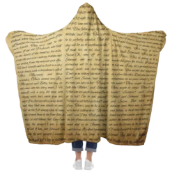 The Lion, The Witch And The Wardrobe Vintage Book Page Hooded Blanket -Home Fashion Store dgs7x7dsqxxpdyqgdhg5qc0p
