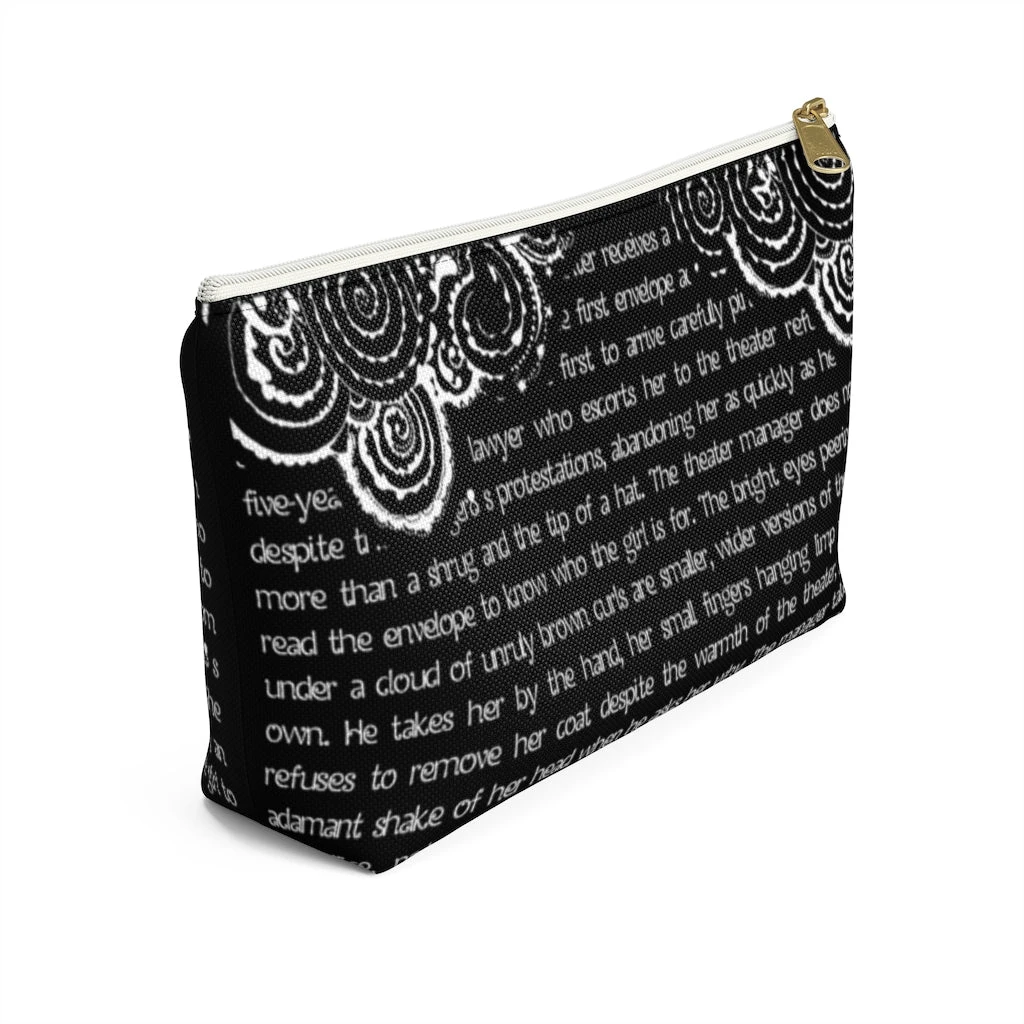 The Night Circus Book Page Accessory Pouch For Book Lovers 3 The Night Circus Book Page Accessory Pouch For Book Lovers