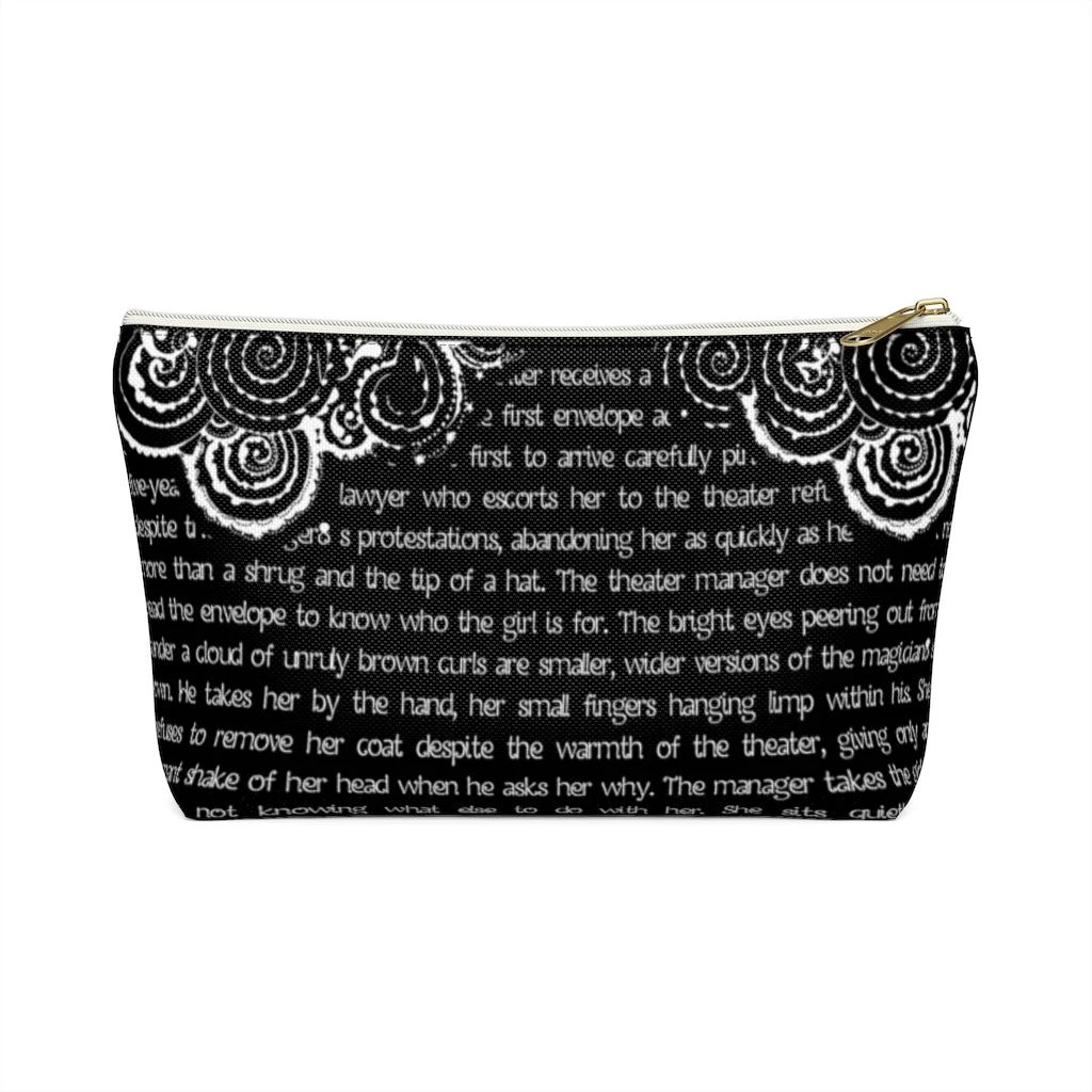 The Night Circus Book Page Accessory Pouch For Book Lovers 4 The Night Circus Book Page Accessory Pouch For Book Lovers - Image 2