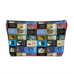 Books Pattern Accessory Pouch For Book Lovers -Home Fashion Store e883494ad75ebddb8d681876db9ffe0f