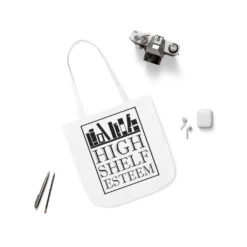 High Shelf Esteem Canvas Tote Bag - Vintage Style -Home Fashion Store ee9a4081b20d2149d50ca4051592fa25