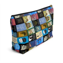 Books Pattern Accessory Pouch For Book Lovers -Home Fashion Store ef30987a0eb61979371880830fbfa148