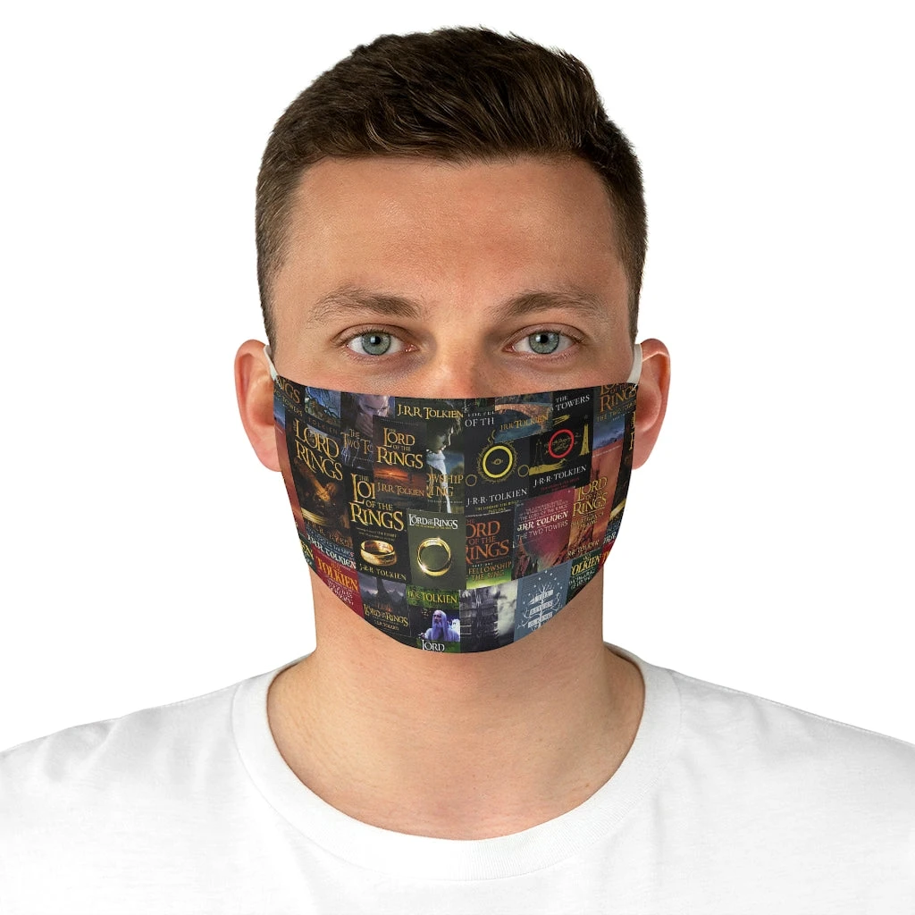The Lord Of The Rings Book Covers Fabric Face Mask 6 The Lord Of The Rings Book Covers Fabric Face Mask - Image 4