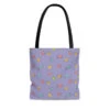 Purple Bookish Pattern Tote Bag -Home Fashion Store fd3890815d6854c3d6c70bcfe7c18f20