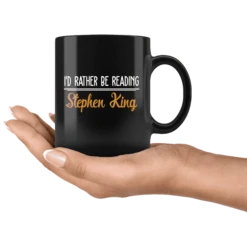 "I'd Rather Be Reading SK"11oz Black Mug 9 "I'd Rather Be Reading SK"11oz Black Mug -Home Fashion Store fg9v49f9ksri8u0xh98tg4ob