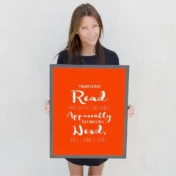 I'm Nerdy But I Don'T Care -Home Fashion Store framed 6 3