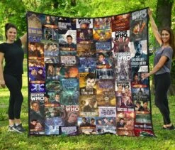 "Doctor Who"Book Covers Quilt