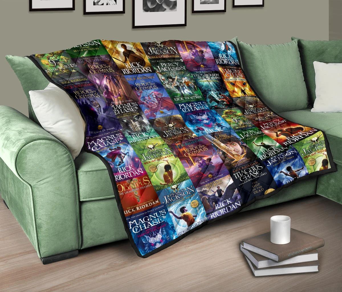 Rick Riordan(Percy Jackson & Magnus Chase) Quilt 9 Rick Riordan(Percy Jackson & Magnus Chase) Quilt - Image 7