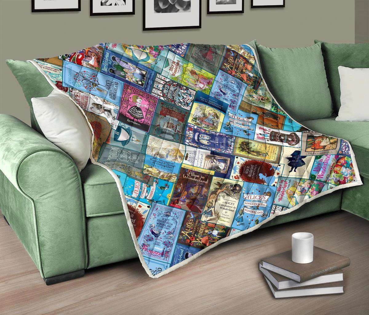 Alice In Wonderland Book Covers Quilt 12 Alice In Wonderland Book Covers Quilt - Image 10