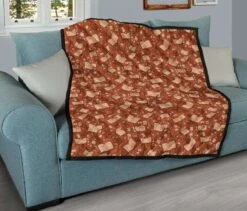 Brown Bookish Pattern Quilt 25 Brown Bookish Pattern Quilt -Home Fashion Store front 11 0fd67610 beb8 4148 8325 331a32fdabf4
