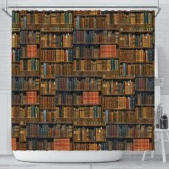 Bookish Pattern Curtain