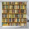 Bookshelf Bookish Curtain