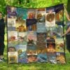 Narnia Book Series Book Covers Quilt